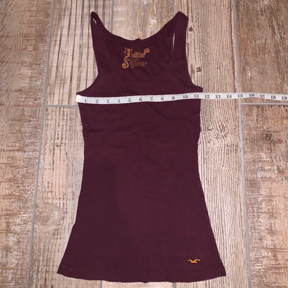 Maroon Hollister Tank Top - M